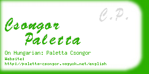 csongor paletta business card